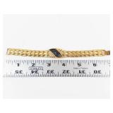 Seiko Quartz Gold Tone Watch - New Battery - Running