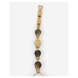 Quartz Bracelet Watch With Stone Accents - New Battery - Running