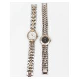 Fossil & Eiko Ladies Quartz Watches (Lot of 2) - New Batteries- Running