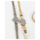 Ladies Quartz Watch Group of 3 (Lot of 3) - New Batteries- Running