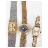 Timex Electric Wristwatches (Lot of 3) - New Batteries- Running