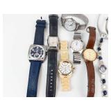 Mixed Lot of 10 Wrist Watches
