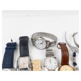 Mixed Lot of 10 Wrist Watches
