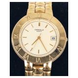 Caravelle Quartz Gold Tone Watch - running new battery