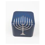 Fossil Analog Watch With Hanukkah Tin Box - running new battery