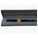 Vintage Lassale Quartz Dress Watch With Case - running new battery excellent condition