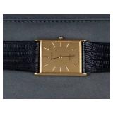 Vintage Lassale Quartz Dress Watch With Case - running new battery excellent condition