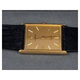 Vintage Lassale Quartz Dress Watch With Case - running new battery excellent condition