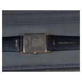 Vintage Lassale Quartz Dress Watch With Case - running new battery excellent condition