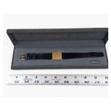 Vintage Lassale Quartz Dress Watch With Case - running new battery excellent condition