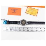 Stuhrling Original Automatic Skeleton Watch With Box & Papers - Brand new - running
