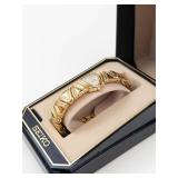 Seiko Gold Tone Bracelet Watch in Box - running new battery