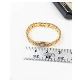 Seiko Gold Tone Bracelet Watch in Box - running new battery