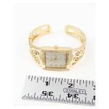 Chrystina Crystal Cuff Watch in Box - running new battery