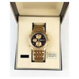 Seiko Quartz Chronograph Watch in Box - running new battery