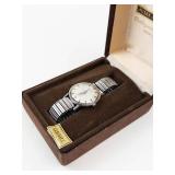 Vintage Jules Jurgensen Mechanical Watch With Box - running