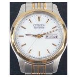 Citizen Eco-Drive Day-Date Watch - running