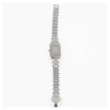 Citizen Eco-Drive Rectangular Two-Tone Watch - running