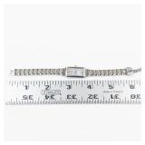 Citizen Eco-Drive Rectangular Two-Tone Watch - running