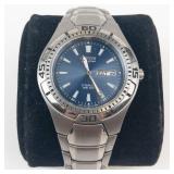 Citizen Eco-Drive Titanium Day-Date Watch WR100 - running