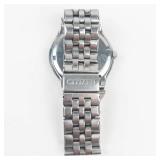 Citizen Eco-Drive WR100 Day-Date Stainless Steel Watch - running