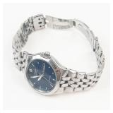 Citizen Eco-Drive WR100 Day-Date Stainless Steel Watch - running