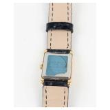 Seiko Quartz Gold-Tone Square Watch - New Battery - Running