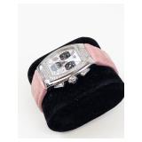 TechnoMarine Diamond-Accent Chronograph Watch - New Battery - Running