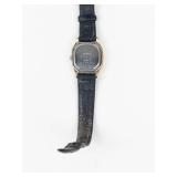 Casio Quartz Analog Watch With Leather Strap - New Battery- Running