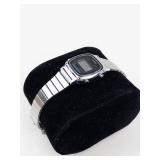 Casio Digital Alarm Timer Watch With Stainless Steel Bracelet - Running, with new battery