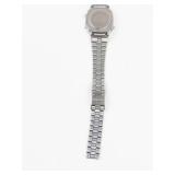 Casio Digital Alarm Timer Watch With Stainless Steel Bracelet - Running, with new battery