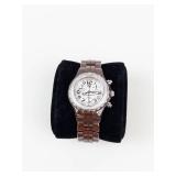 TechnoMarine Quartz Chronograph Watch With Brown Bracelet - Running, with new battery