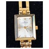 Anne Klein Quartz Gold Tone Bracelet Watch - Running, with new battery