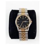Citizen Quartz Day-Date Two-Tone Watch - Running, with new battery