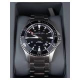 Hamilton Khaki Navy Automatic Dive Watch With Box & Papers - running