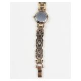 Belair Gold Tone Ladies Watch With Box & Papers - running