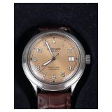 Daniel JeanRichard Highlands Automatic Watch With Box & Extra Strap - running