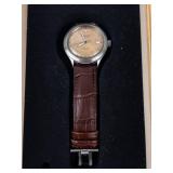Daniel JeanRichard Highlands Automatic Watch With Box & Extra Strap - running