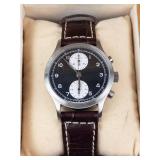 PRS-12 Chronograph Watch in Wood Box - running