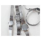 Quartz Wristwatch Lot of 6 - Seiko & Mudd - running new batteries