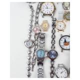 Mixed Watch Lot With Pulsar & Fashion Bracelets - Not Working