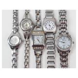 Mixed Lot of 5 Quartz Wrist Watches - Working