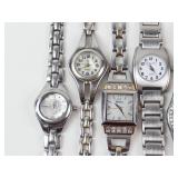 Mixed Lot of 5 Quartz Wrist Watches - Working