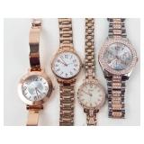 Mixed Lot of 5 Quartz Watches - Nine West, Folio & FMD - Working