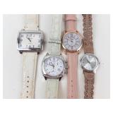 Kristine, Samuel B. & Assorted Quartz Watches Mixed Lot - Working