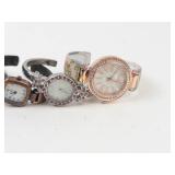 Women's Quartz Wristwatch Mixed Lot of 6 - New Batteries, Running