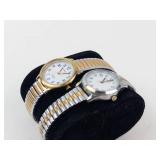 Timex Two-Tone Wristwatches (Lot of 2) - Working