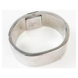 Peck & Peck Quartz Crystal Bangle Watch, new battery, running