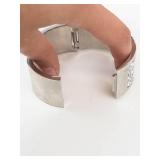 Peck & Peck Quartz Crystal Bangle Watch, new battery, running