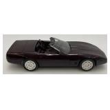 AMT Ertl Promo Car 1992 Chevrolet Corvette Convertible (Black Rose Metallic) New Old Stock